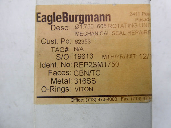 EAGLE BURGMANN REP2SM1750 NSMP
