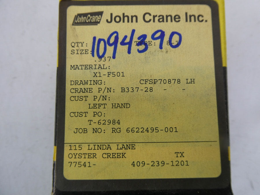 JOHN CRANE B337-28 NSMP