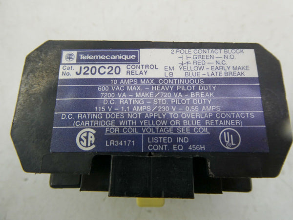 TELEMECANIQUE J20C20 600VAC 10A NSNP