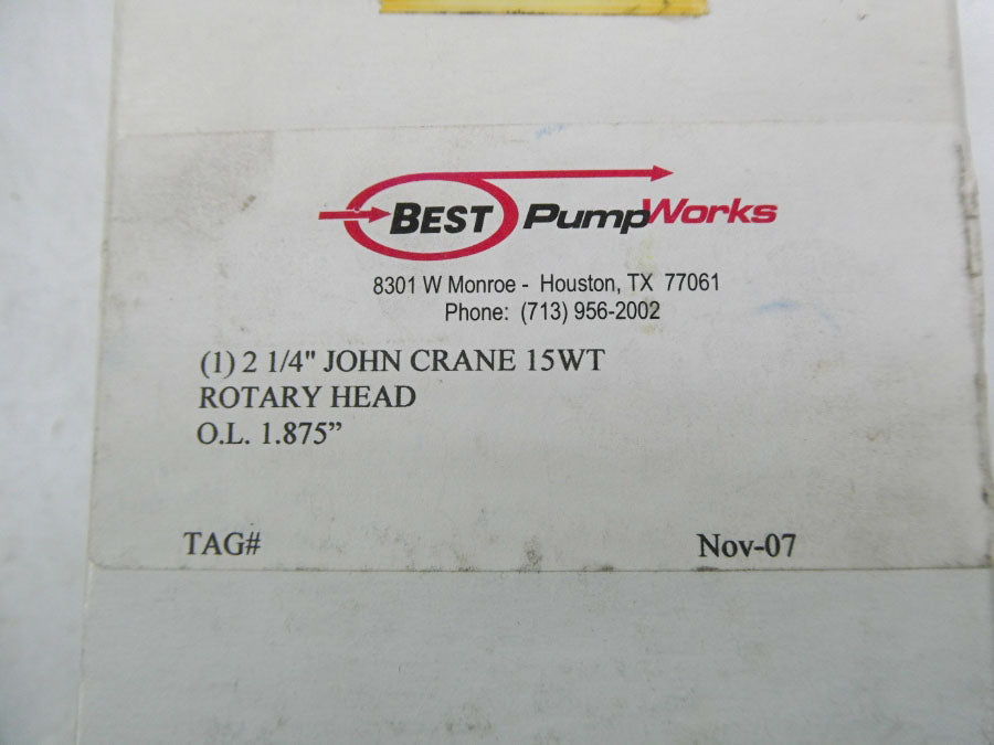 BEST PUMP WORKS 15WT 2-1/4" NSMP