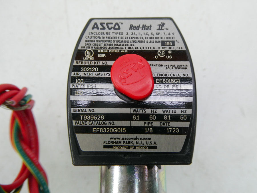 ASCO EF8320G015 110/120V 100PSI 1/8" NSMP