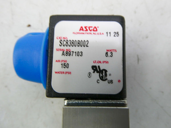 ASCO SC8380B002 110/120V 150PSI NSNP