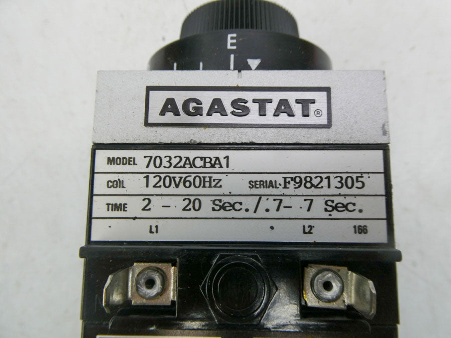 AGASTAT 7032ACBA1 120V 2-20S/.7-7S NSNP
