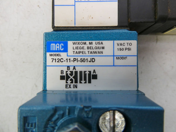 MAC 712C-11-PI-501JD 24VDC 30-150PSI NSMP