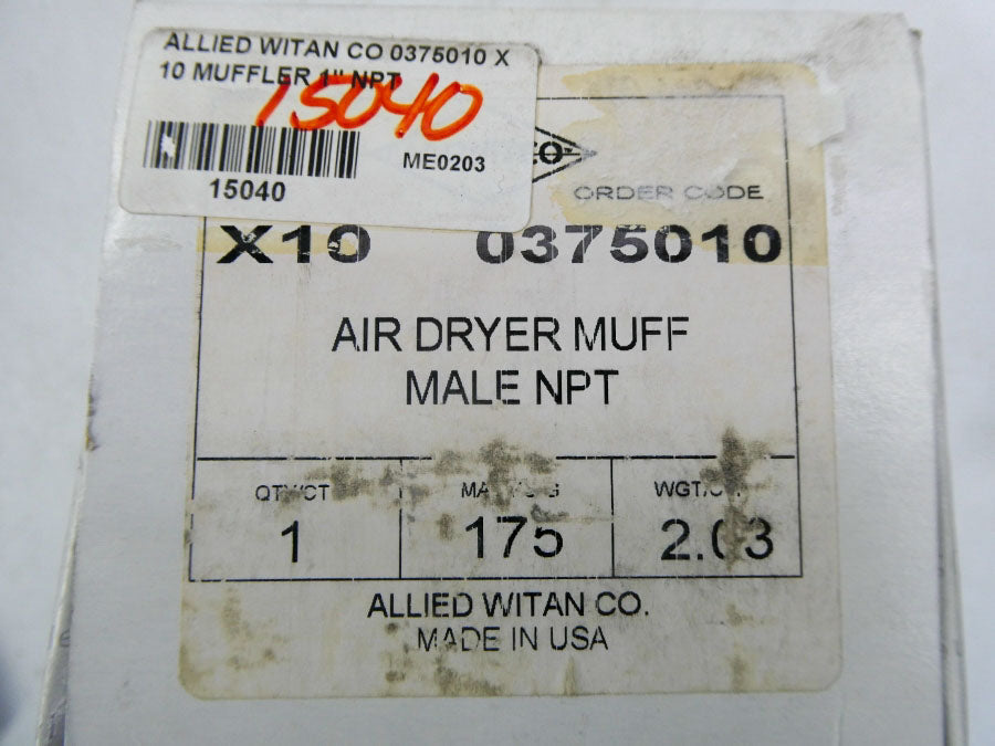 ALLIED WITAN 0375010 X10 NSMP
