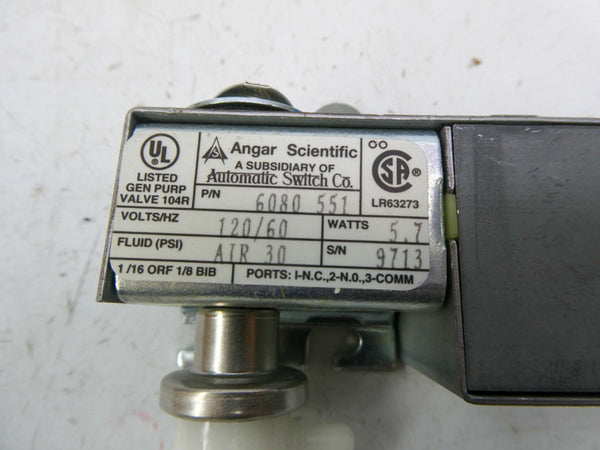 ANGAR SCIENTIFIC 6080551 120V 30PSI NSMP