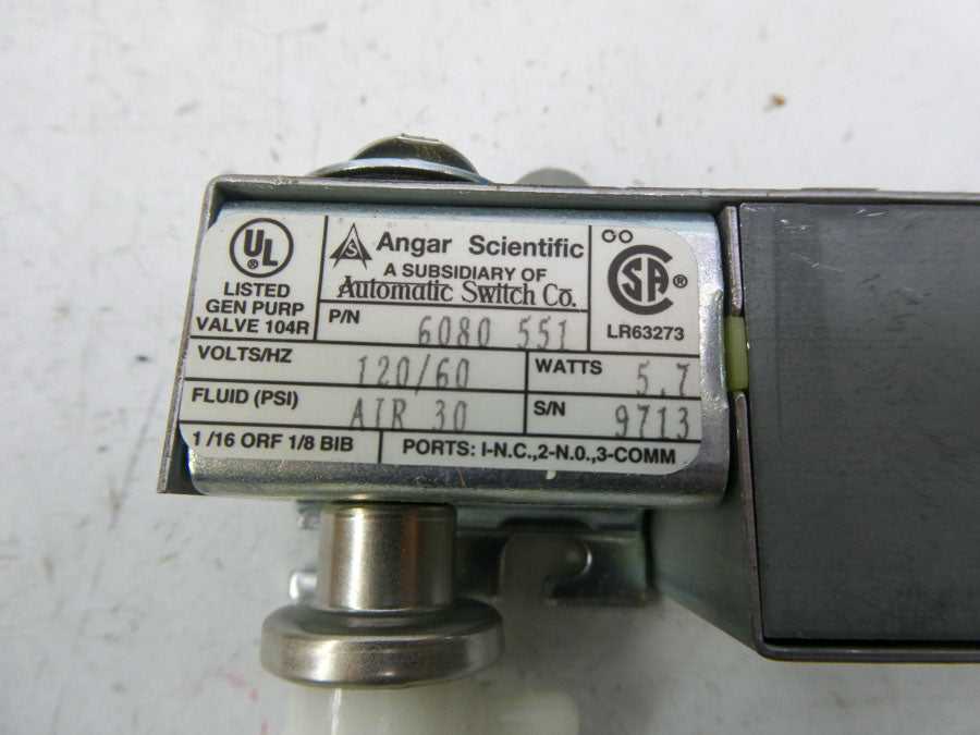 ANGAR SCIENTIFIC 6080551 120V 30PSI NSMP