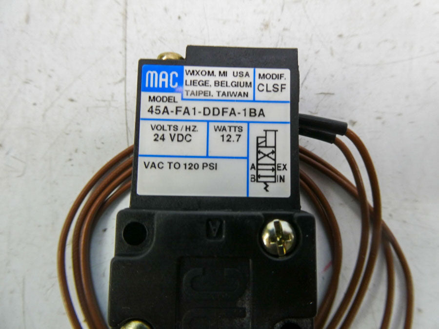 MAC 45A-FA1-DDFA-1BA 24VDC 120PSI NSMP