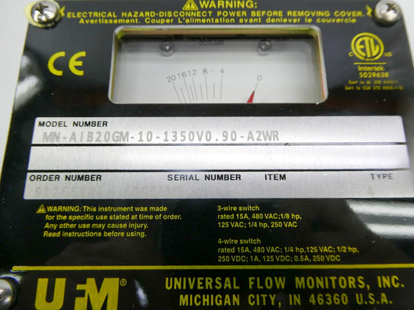 UFM MN-AIB20GM-10-1350V0.90-A2WR 480VAC 15A NSNP