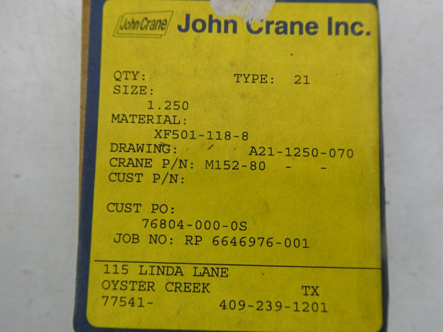 JOHN CRANE M152-80 NSMP