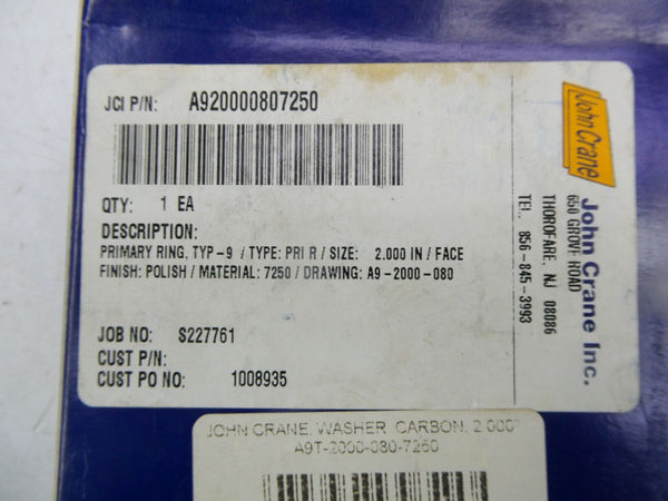 JOHN CRANE A920000807250 NSMP