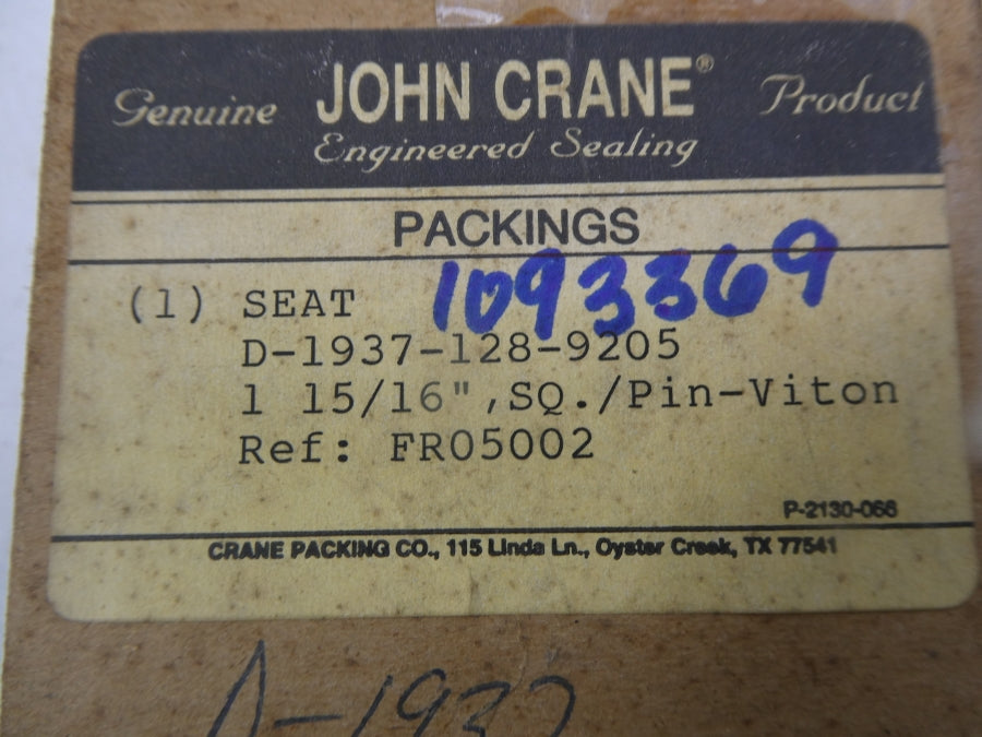 JOHN CRANE D-1937-128-9205 1-15/16" NSMP
