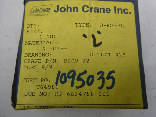 JOHN CRANE D-1001-428 B209-92 1.000" NSMP