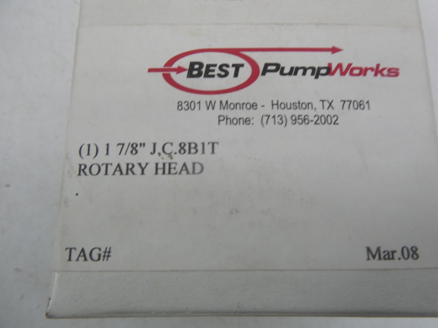 BEST PUMP WORKS 8B1T 1-7/8" NSMP