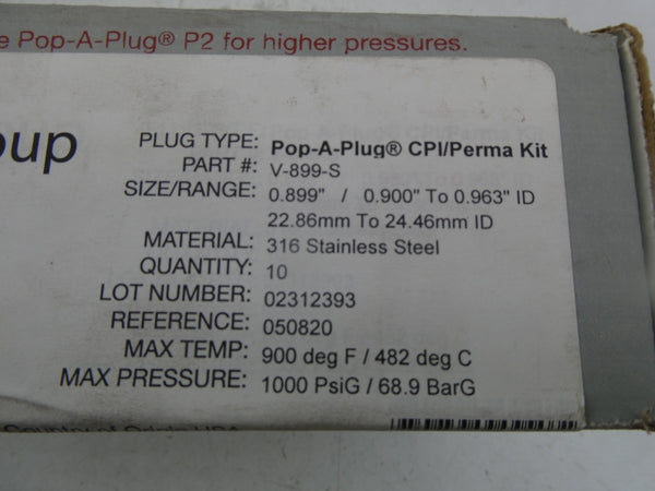 CURTISS WRIGHT V-899-S (PKG OF 10) NSFS