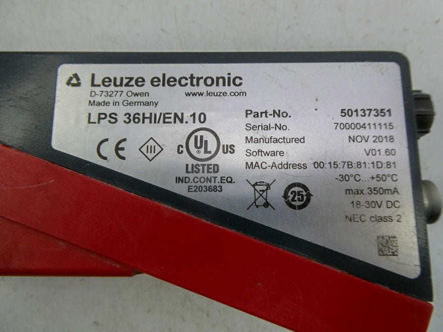 LEUZE ELECTRONIC LPS36HI/EN.10 50137351 18-30VDC NSNP
