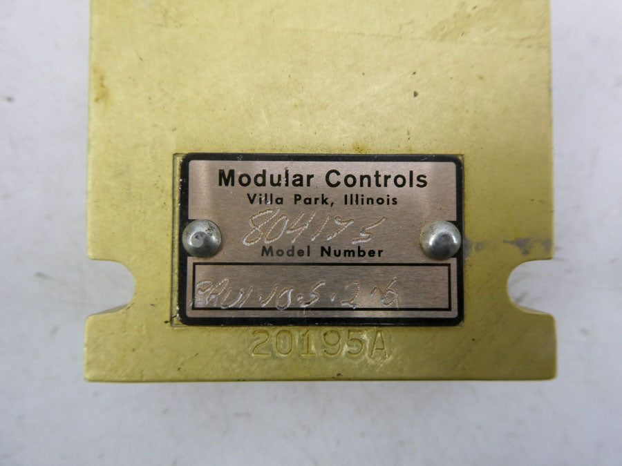 MODULAR CONTROLS PRV1-10-S-2-6 NSNP