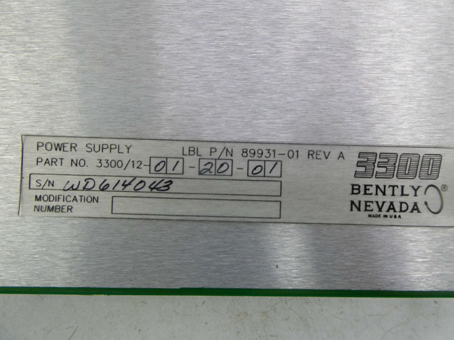 BENTLY NEVADA 3300/12-01-20-01 NSNP