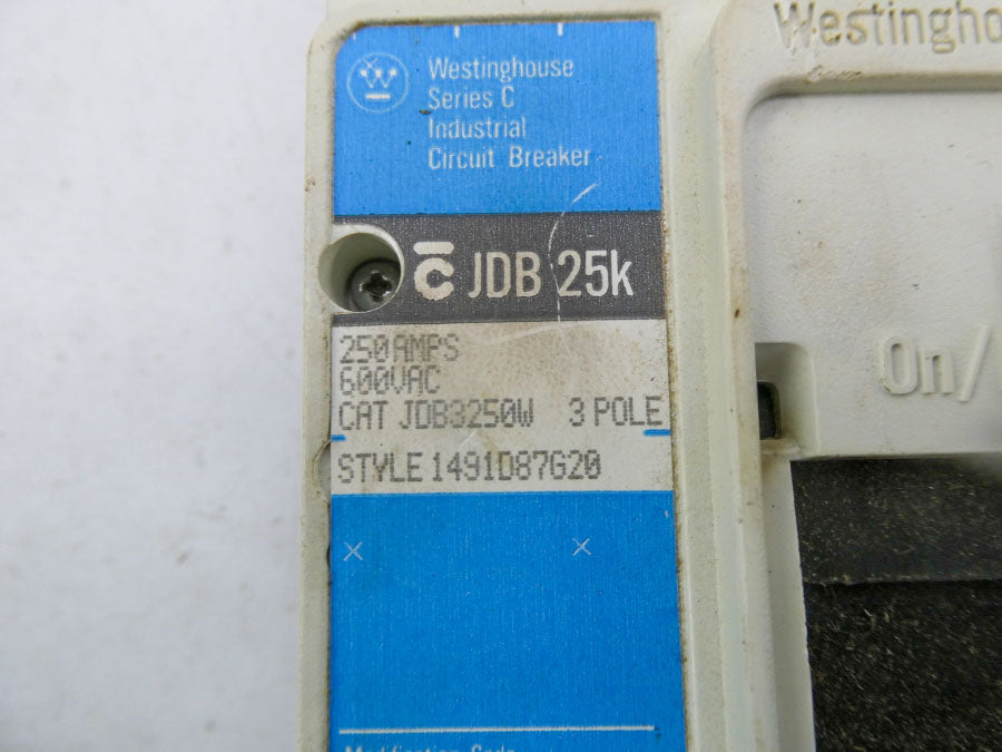WESTINGHOUSE JDB3250W SER. C 600VAC 250A NSNP