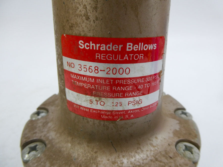 SCHRADER BELLOWS 3568-2000 5-125PSI NSNP