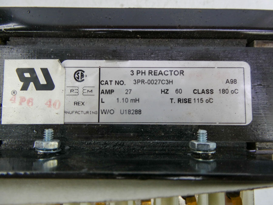 REX MANUFACTURING 3PR-0027C3H 27A NSNP