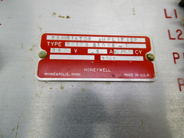 HONEYWELL R7105B1038-1 120V NSNP