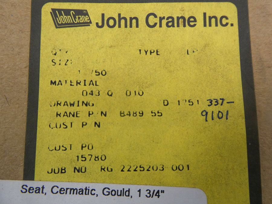 JOHN CRANE D-1751-337-9101 B489-55 NSMP