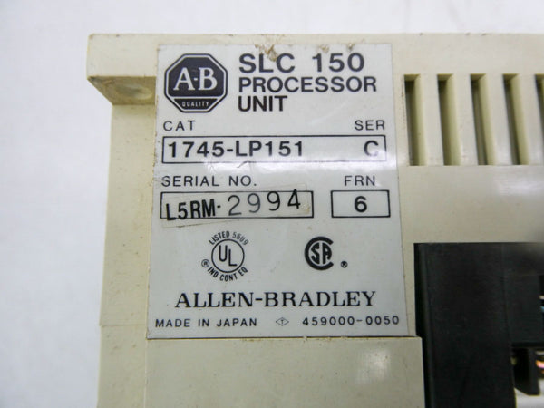 INDUSTRIAL SPARE PART 1745-LP151 SER. C F/W 6 (AS PICTURED) UNMP