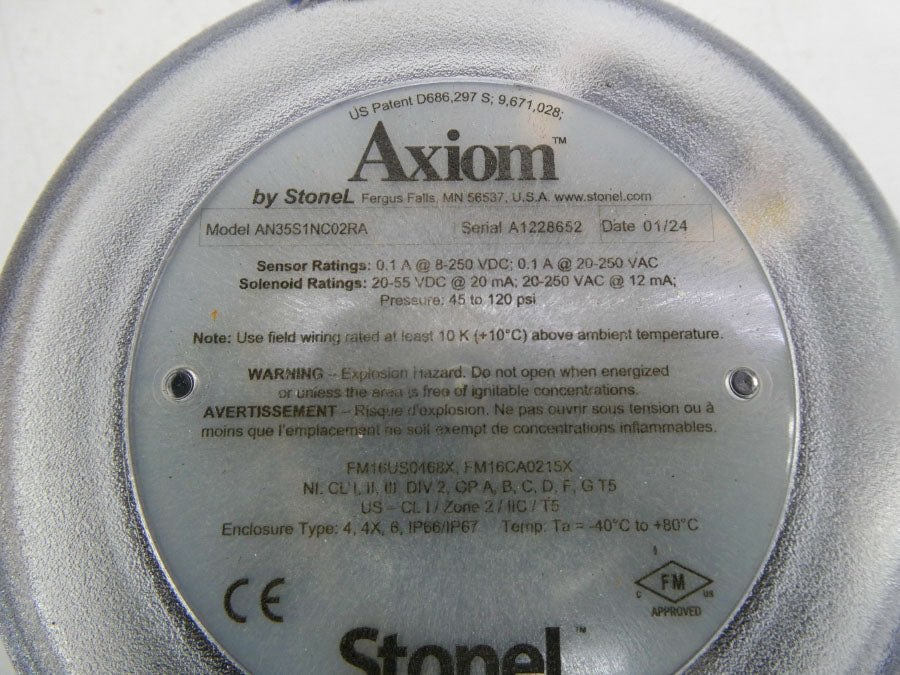 AXIOM AN35S1NC02RA 20-250VAC 0.1A NSNP