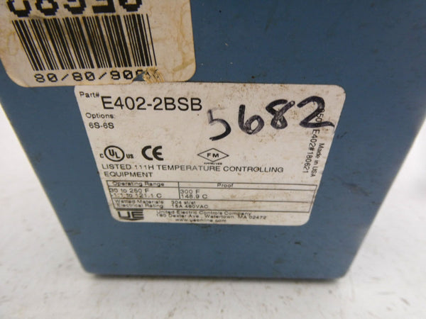 UNITED ELECTRIC E402-2BSB 480VAC 15A 30-250'F UNMP