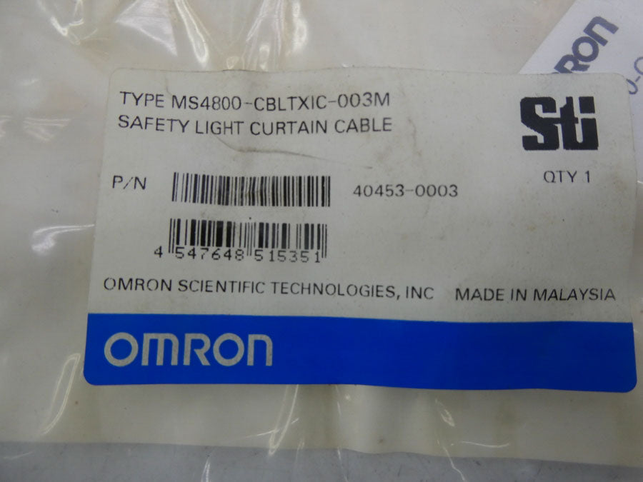 OMRON 40453-0003 MS4800-CBLTXIC-003M NSMP