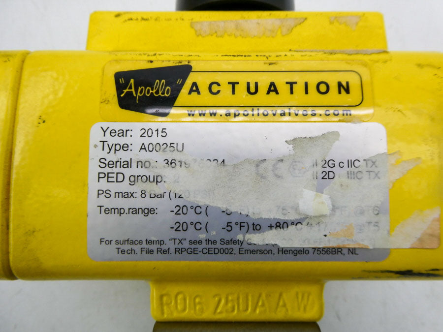 APOLLO A0025U 120PSI (AS PICTURED) NSNP