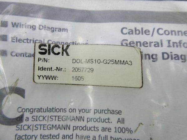 SICK DOL-MS10-G25MMA3 2057729 NSMP