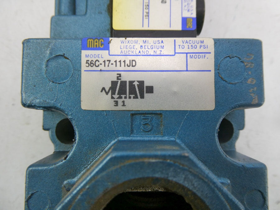 MAC 56C-17-111JD 110/120V 150PSI UNMP