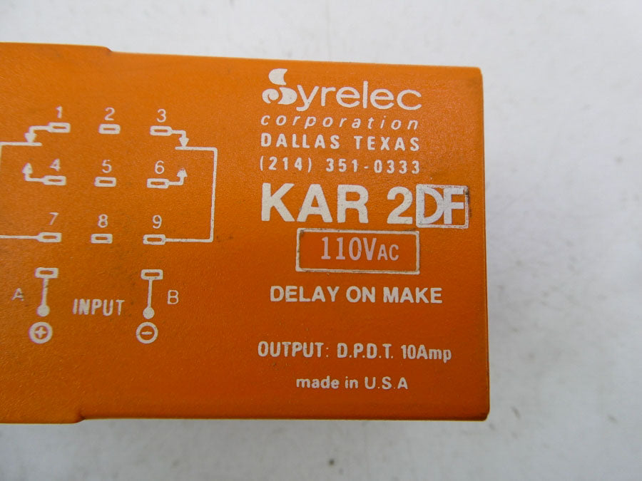 SYRELEC KAR2DF 110VAC NSNP