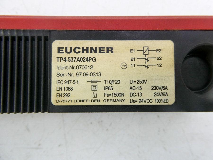 EUCHNER TP4-537A024PG 070612 250V NSNP
