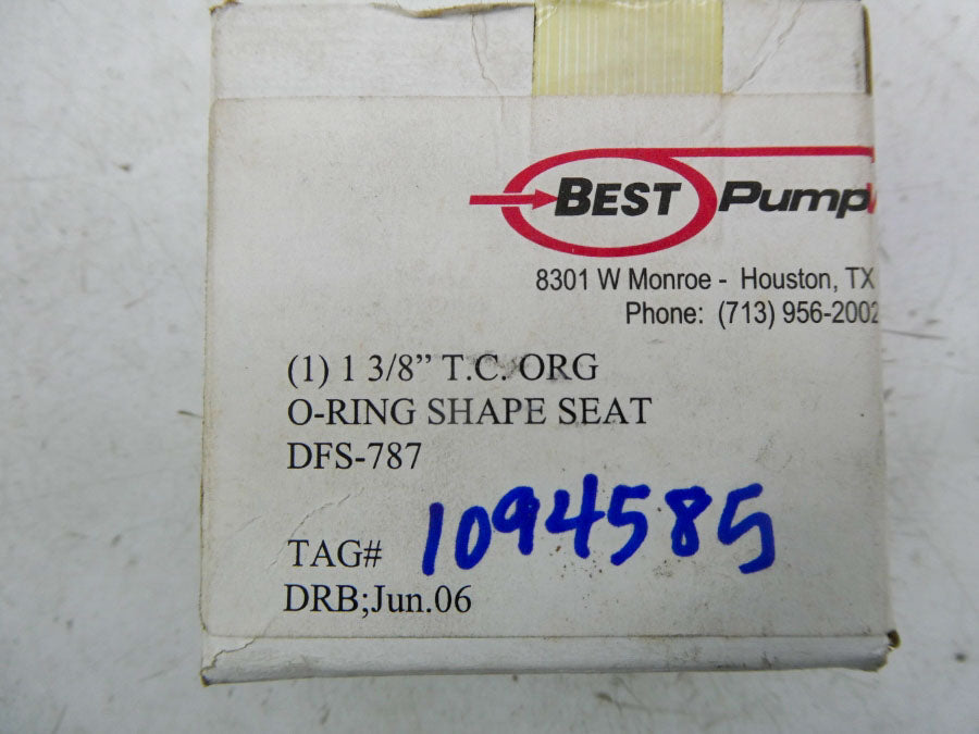 BEST PUMP WORKS DFS-787 1-3/8" NSMP