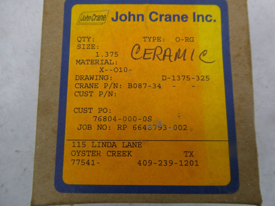 JOHN CRANE B087-34 NSMP