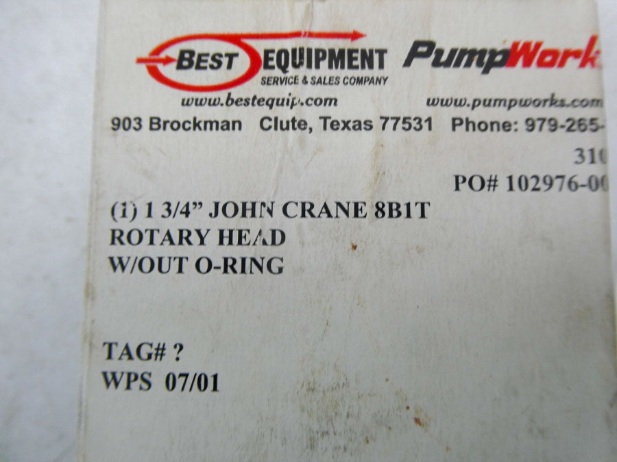 BEST EQUIPMENT 8B1T 1-3/4" NSMP