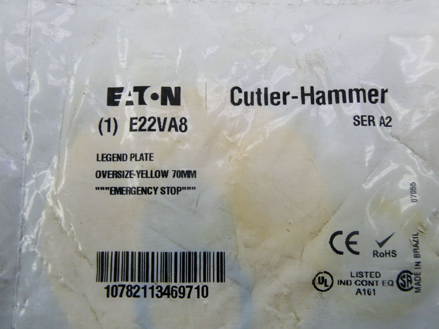 CUTLER HAMMER E22VA8 SER. A2 NSMP