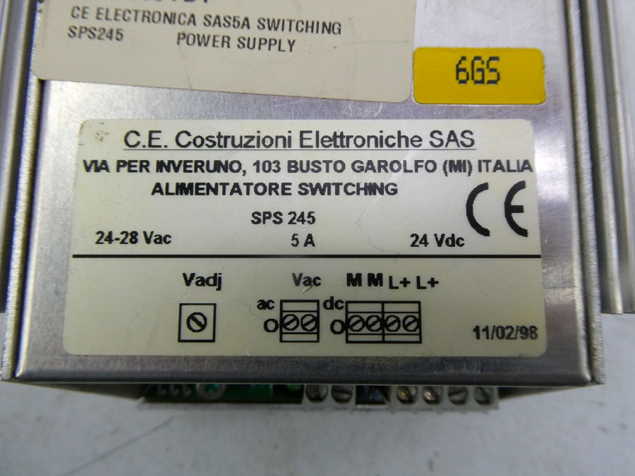 COSTRUZIONI ELETTRONICHE SPS245 24-28VAC 5A NSNP