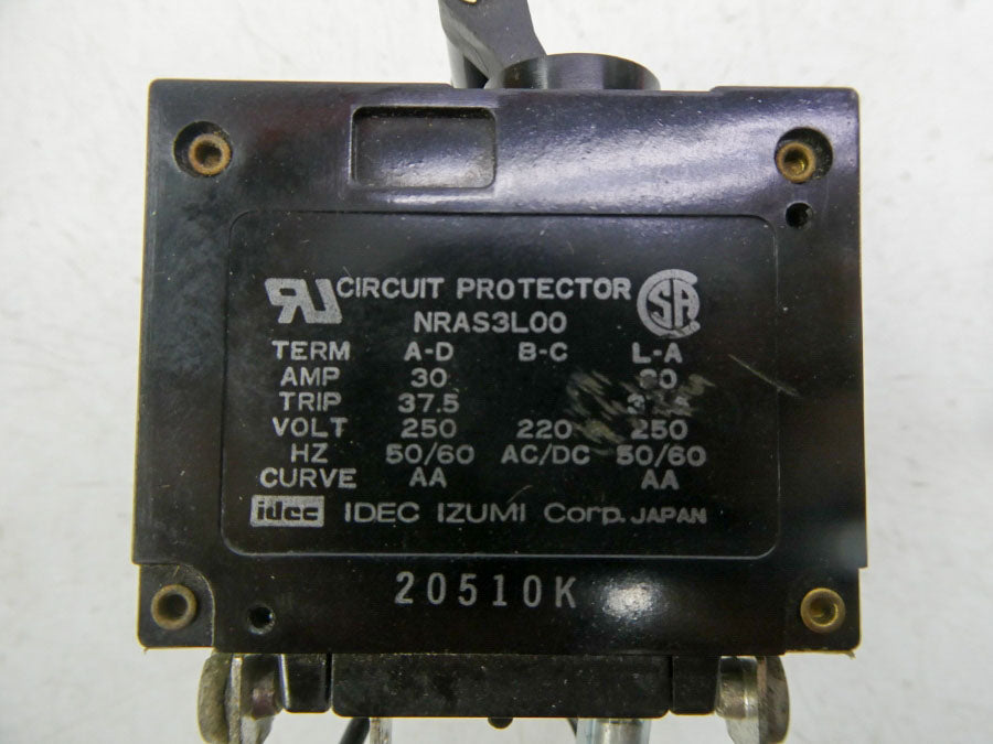 IDEC NRAS3L00-30A-AA 250V 30A NSNP
