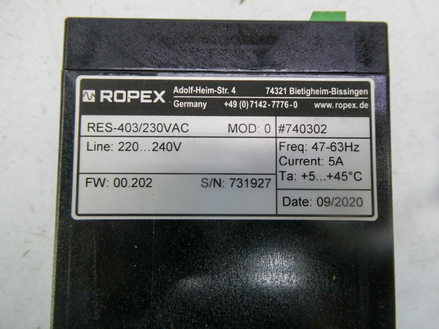 ROPEX RES-403/230VAC 220-240V NSNP