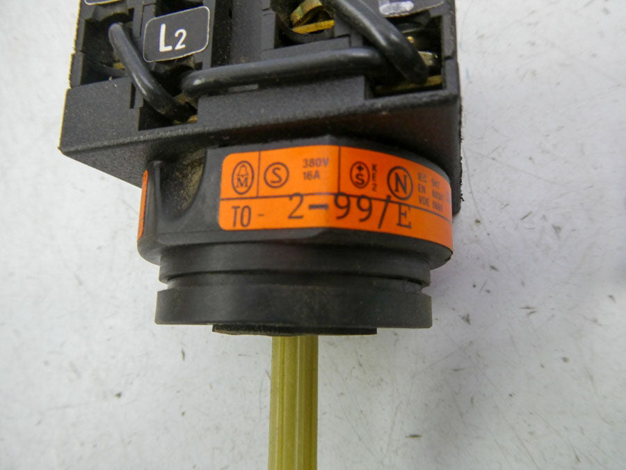 KLOCKNER MOELLER T0-2-99/E 380V 16A (AS PICTURED) NSNP