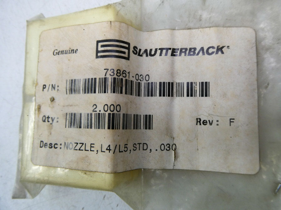 SLAUTTERBACK 73861-030 (PKG OF 2) NSMP