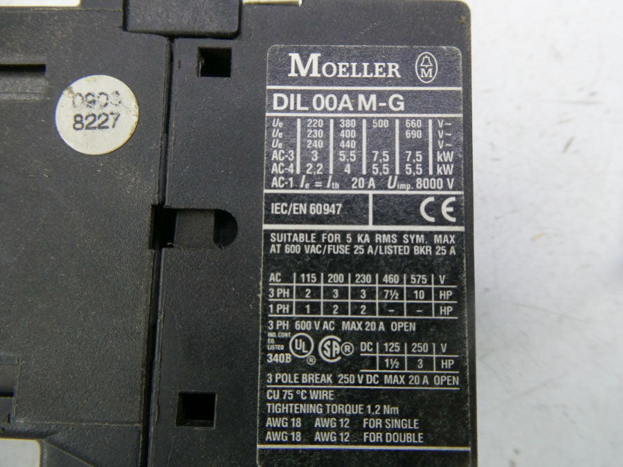 KLOCKNER MOLLER DIL00AM-G 24VDC 20A NSNP