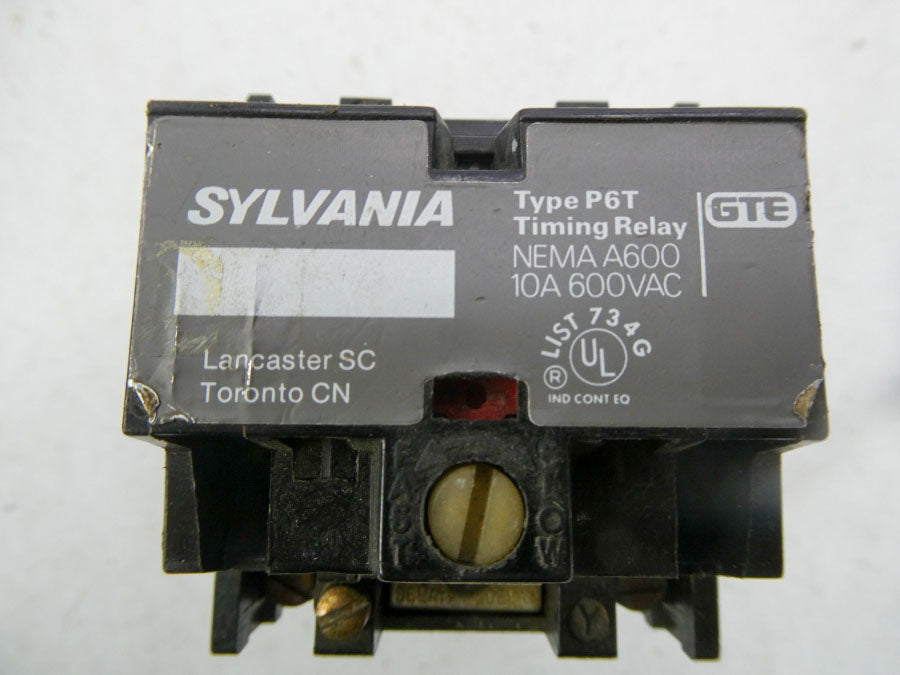 SYLVANIA P6T 110/120V 10A NSNP