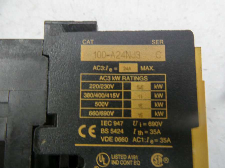 INDUSTRIAL SPARE PART 100-A24NJ3 SER. C 24V (GY/BL) NSMP