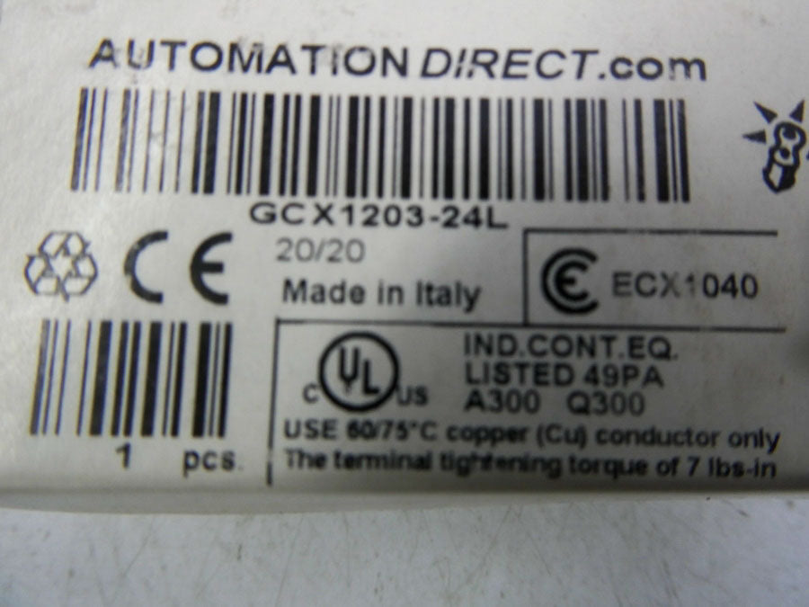 AUTOMATION DIRECT GCX1203-24L NSMP