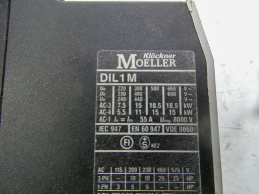 KLOCKNER MOELLER DIL1M 110/120V UNMP